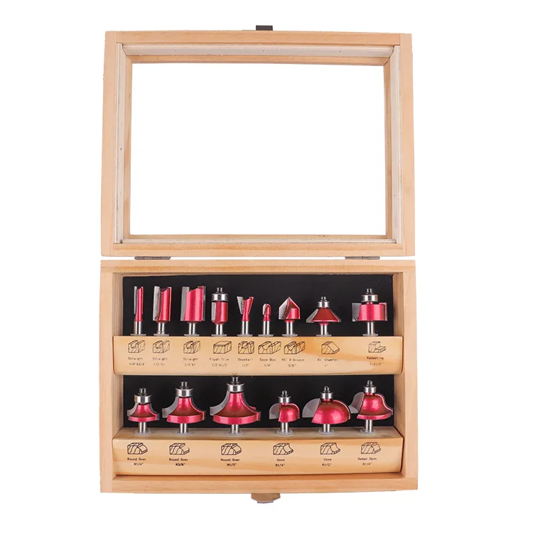 15 шт., компрессионные наконечники из карбида вольфрама для работ по дереву