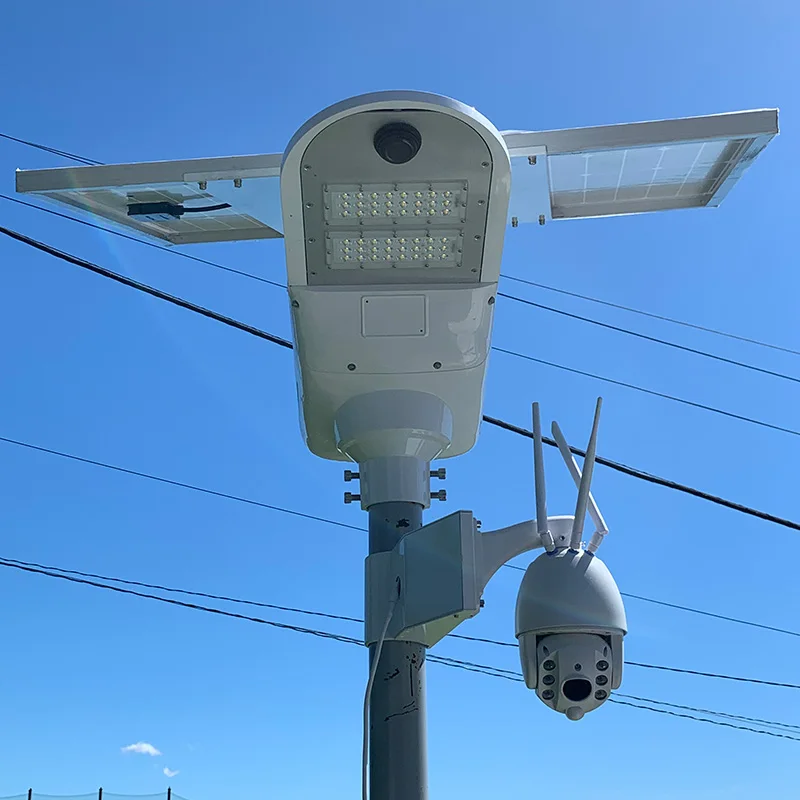 30 Вт 40 Вт 50 Вт 60 Вт 80 Вт 100 Вт Светодиодный уличный фонарь на солнечной батарее с LiFePO4 встроенными солнечными уличными фонарями все в одном