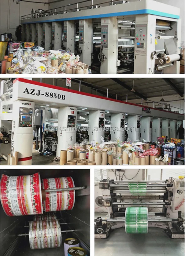 PE+PET composite packing packaging film package film to pack food snack granule powder material
