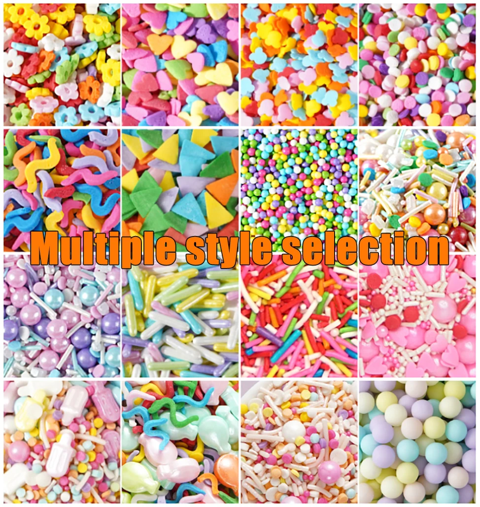 Colorful edible Sugar Cake Sprinkles Decoration