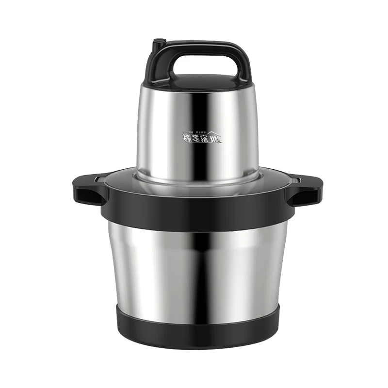 Electr Food Crusher 6Litre Fufu Blender Blades Meat Grinder 6Litres Mincing Machine Electric Cutter Mini Dry