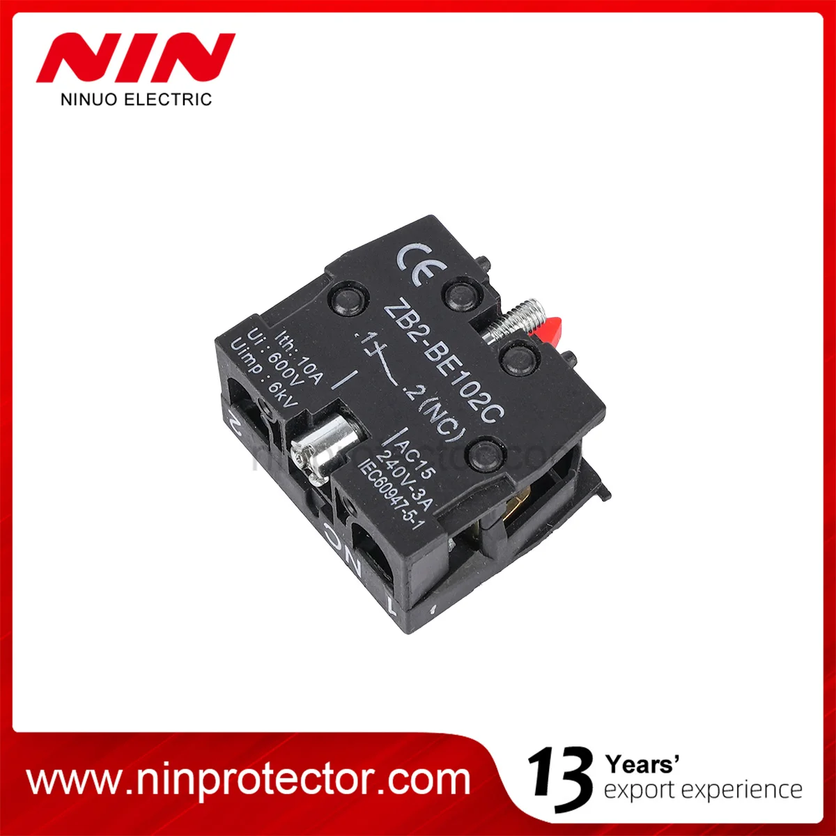 contact NC ZBE-102C  Button switch base auxiliary contact switch normally closed XB2 button accessory