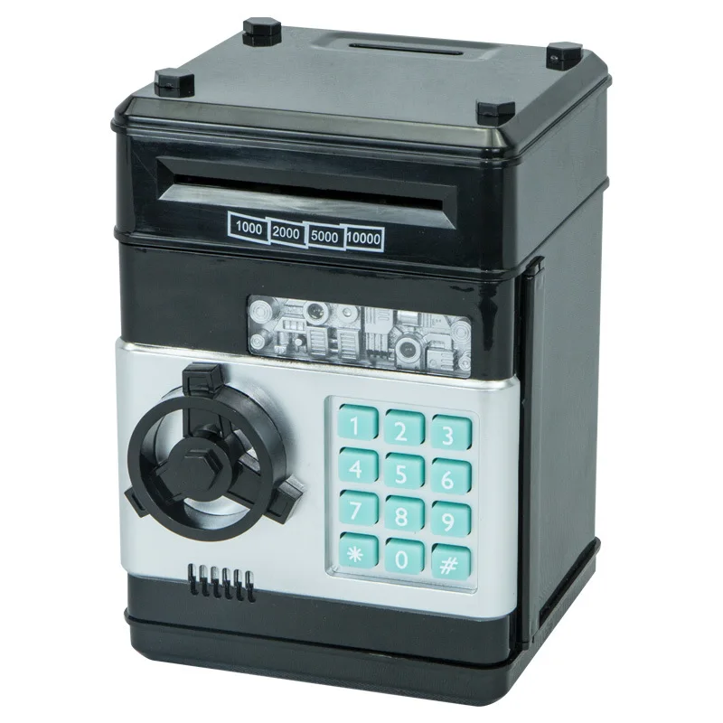 Electronic Password Money Box Code Key Lock Piggy Bank Automatic Coins Cash Saving Money Box Counter Mini Safe Box Child Gift