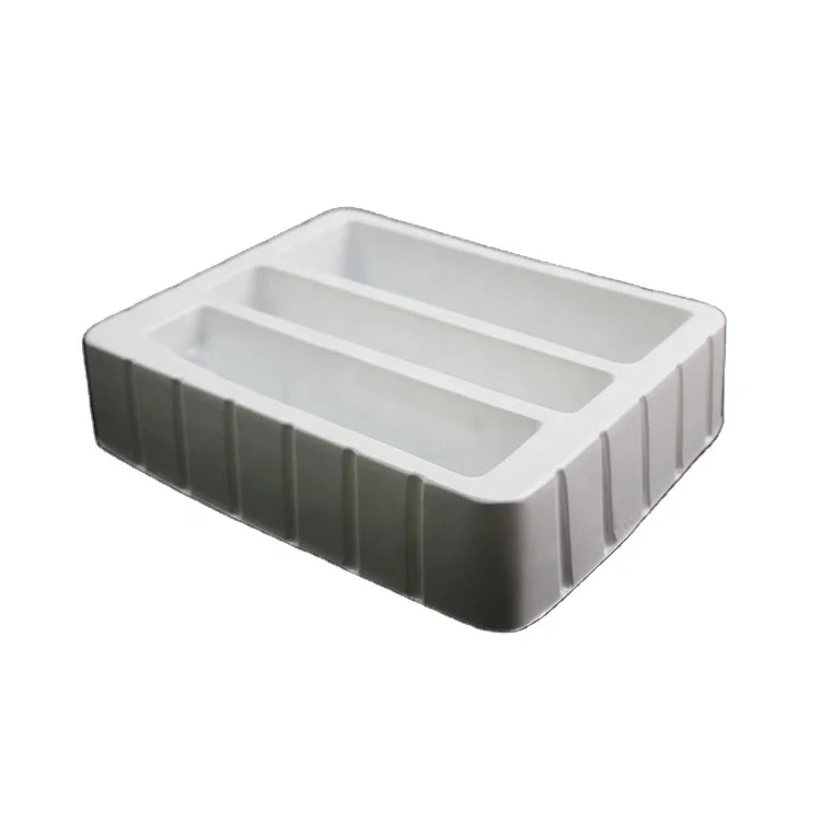 Customized White PP Blister Insert Tray Containers Plastic Plate and Bowl Set for Food Use Eco-friendly