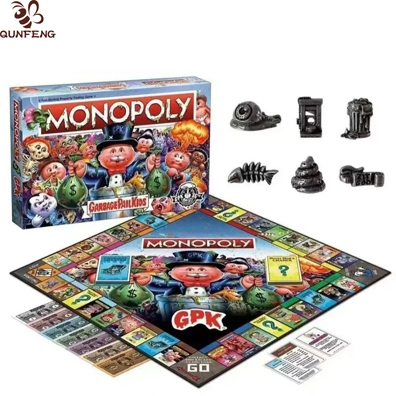 New Puzzle Board Game Card Game Garbage Pail Kids Monopoly