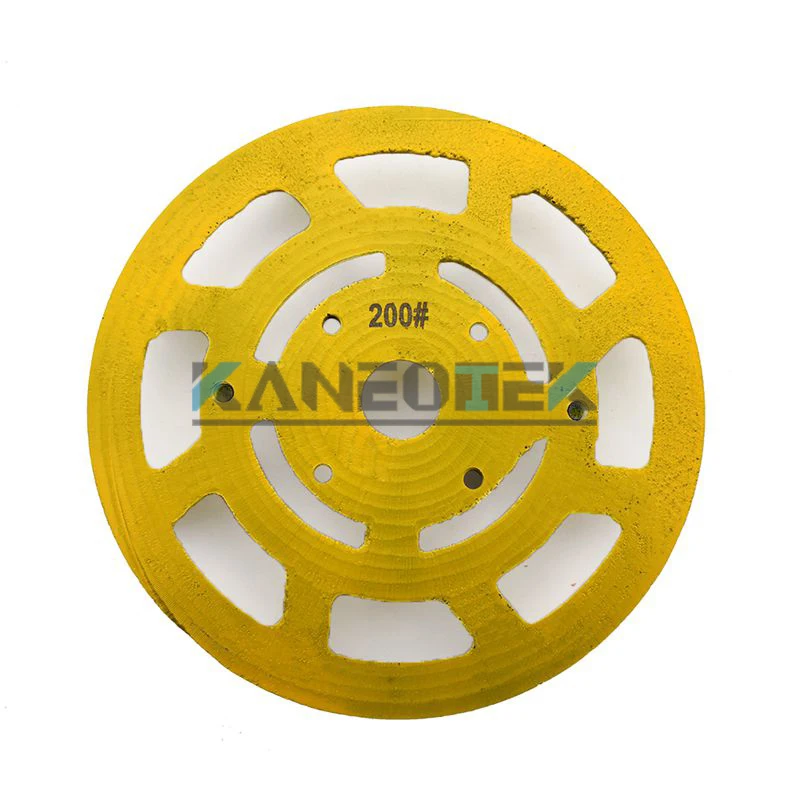 KANEOTEK 8 10  INCH Metal Iron Bond Diamond Grinding Disc Grinding Plate Grinding Abrasive Wheels For Stone Granite