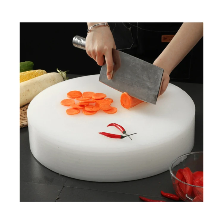 HDPE cutting boards white round personalized color coded vegetable custom sink polyethylene plastic cutting boards  for sale