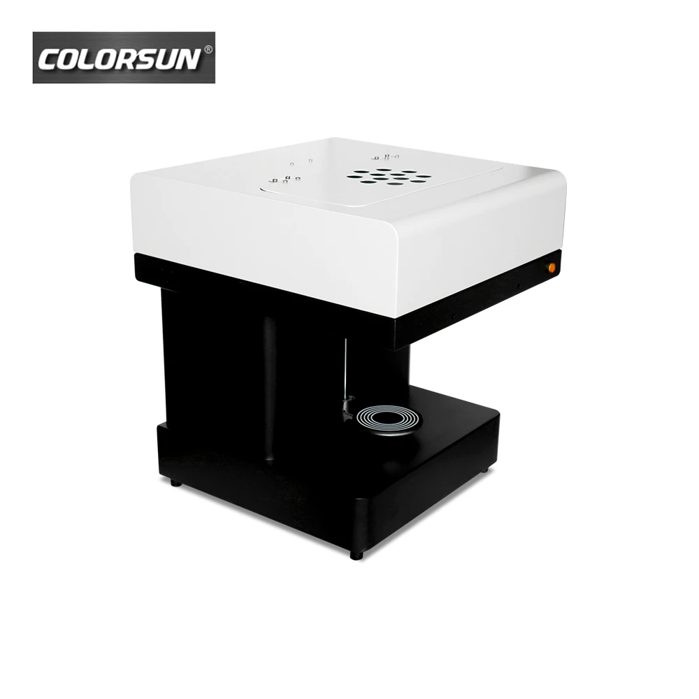 Portable Coffee Latte Art Print Machine Food Surface Inkjet Edible Digital Printer Cake Macaron Glass Industries Cloth