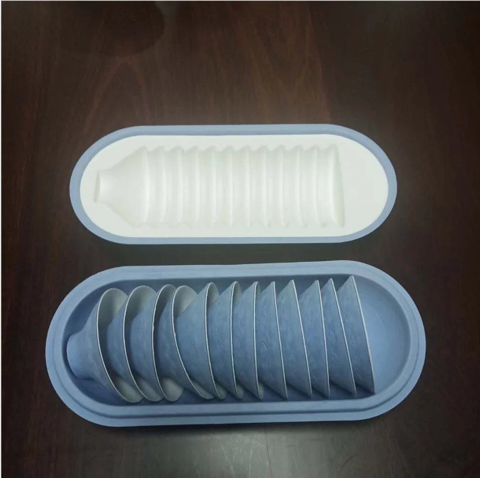 Рельефный одноразовый дорожный чайный сервиз, кофейная чашка, 100% биоразлагаемый водонепроницаемый сахарный тростник, целлюлоза, бумага для кафе, латте от производителя