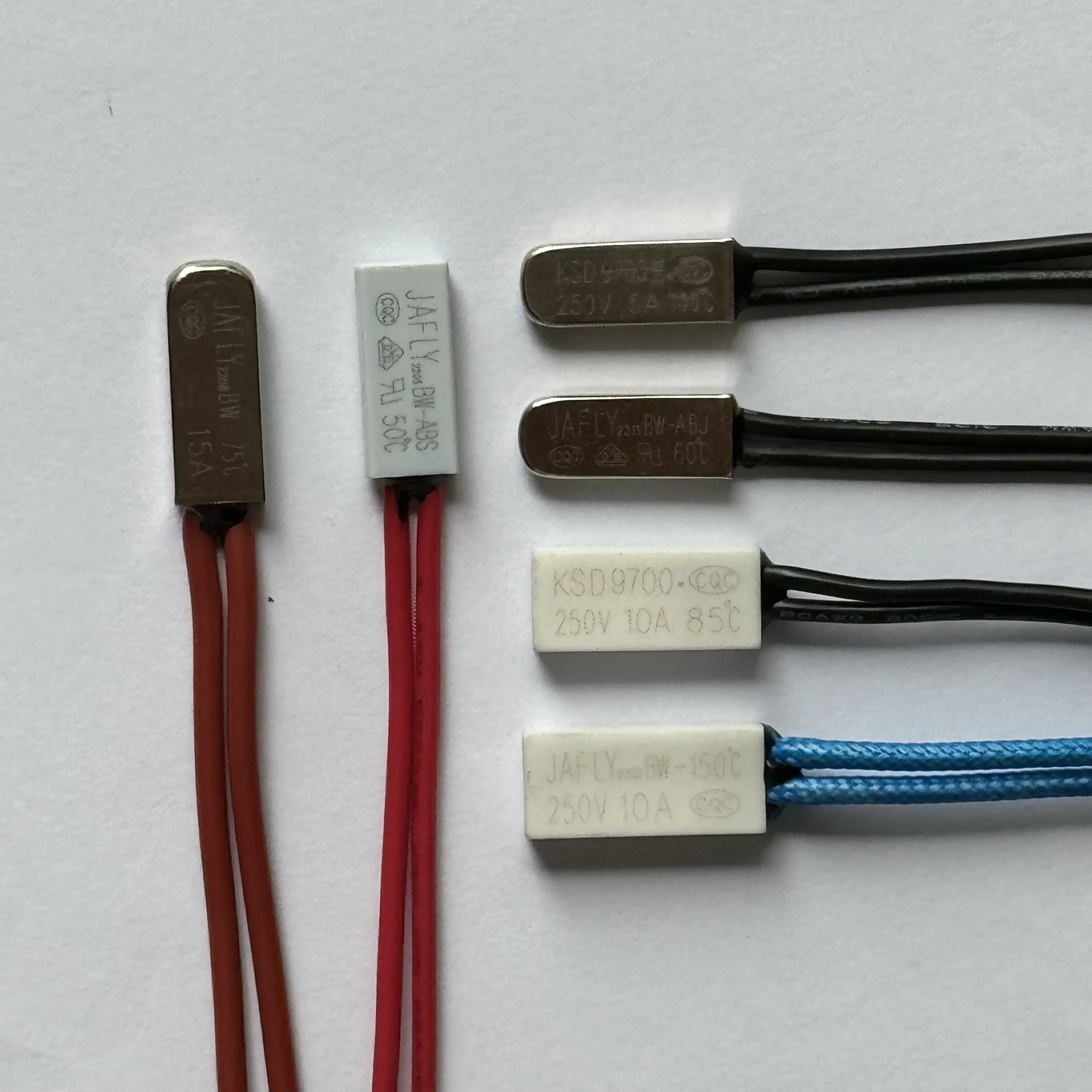 Thermostat normally closed 216deg cent Bimetal Thermostat Resettable Automatic Motor Overload Thermal Protector