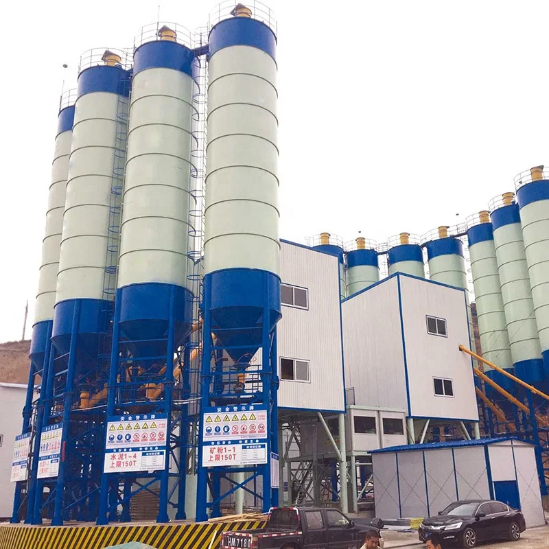 Large Construction Belt Type SICOMA Mixer Plant HZS240 Concrete Batch Plant High Quality Automatic Concrete Plant For Sale