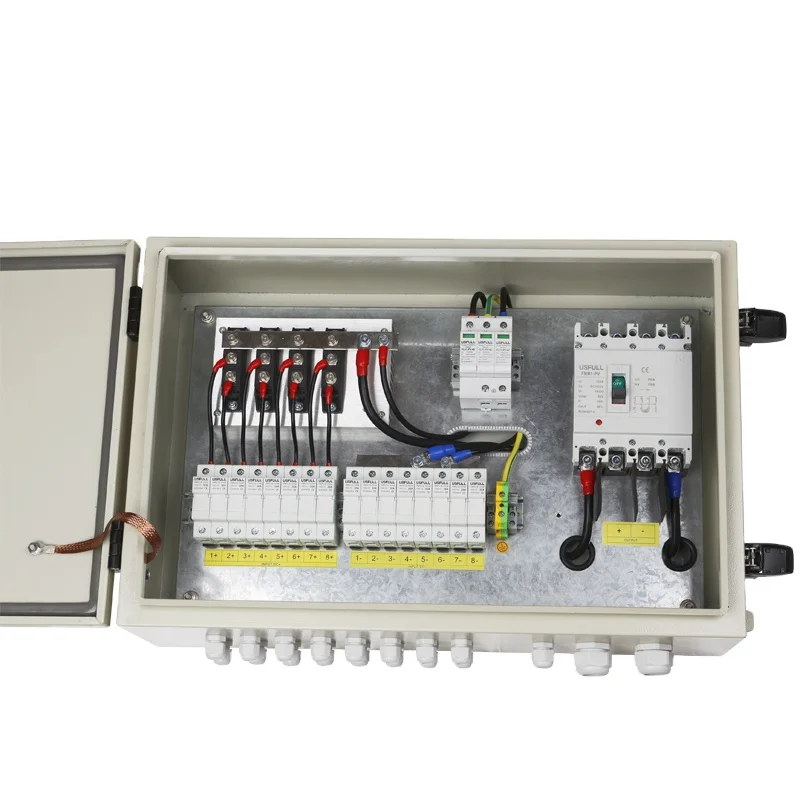 USFULL DC PV комбайнер 2/4 входной выход 1000 В 1500 для солнечной системы с SPD MCB Customization IEC CE