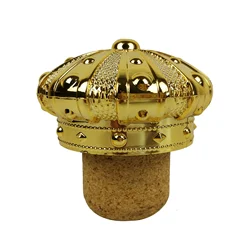 Plastic Screw cap UV coating nature cork stopper aggregated Portugal red wine  Brandy alcohol ABS EC 1935/2004