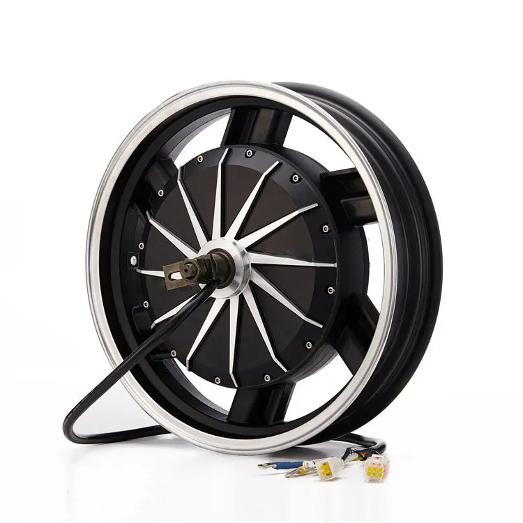 High Power Brushless Dc Electric Motorcycle 16 Inch 3000W Electric Vehicle Disc Brake Hub Motor