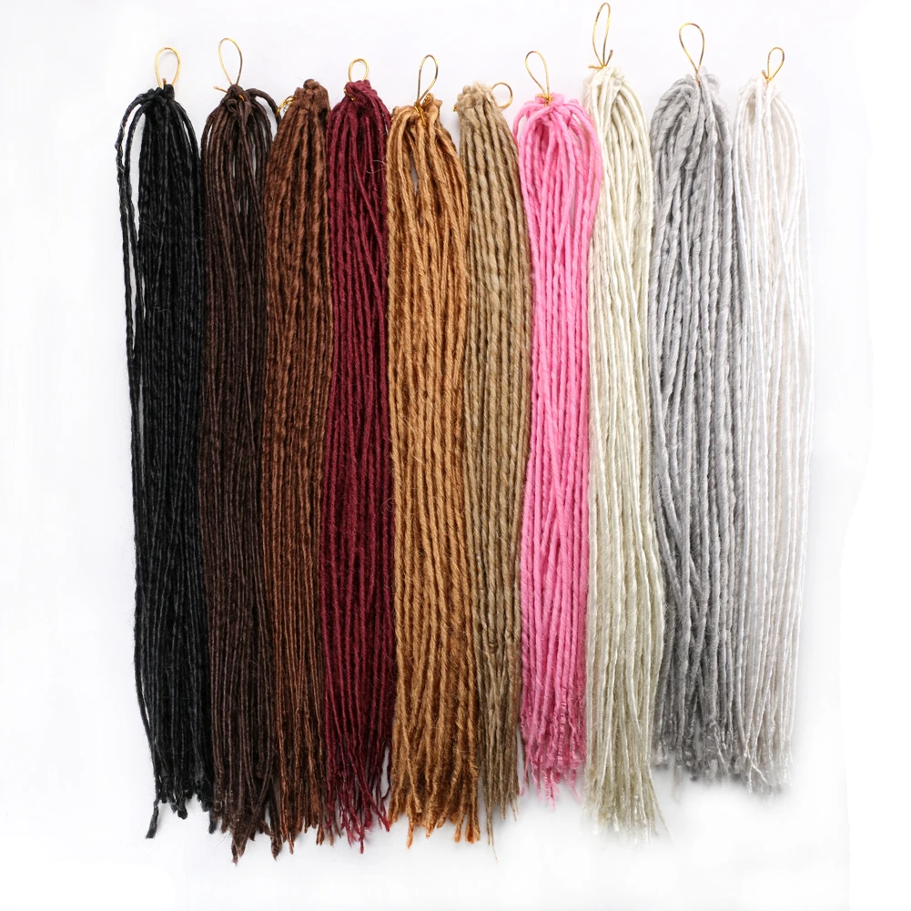 Micro Locs Synthetic Hair Extension Dreadlocks Crochet Hair