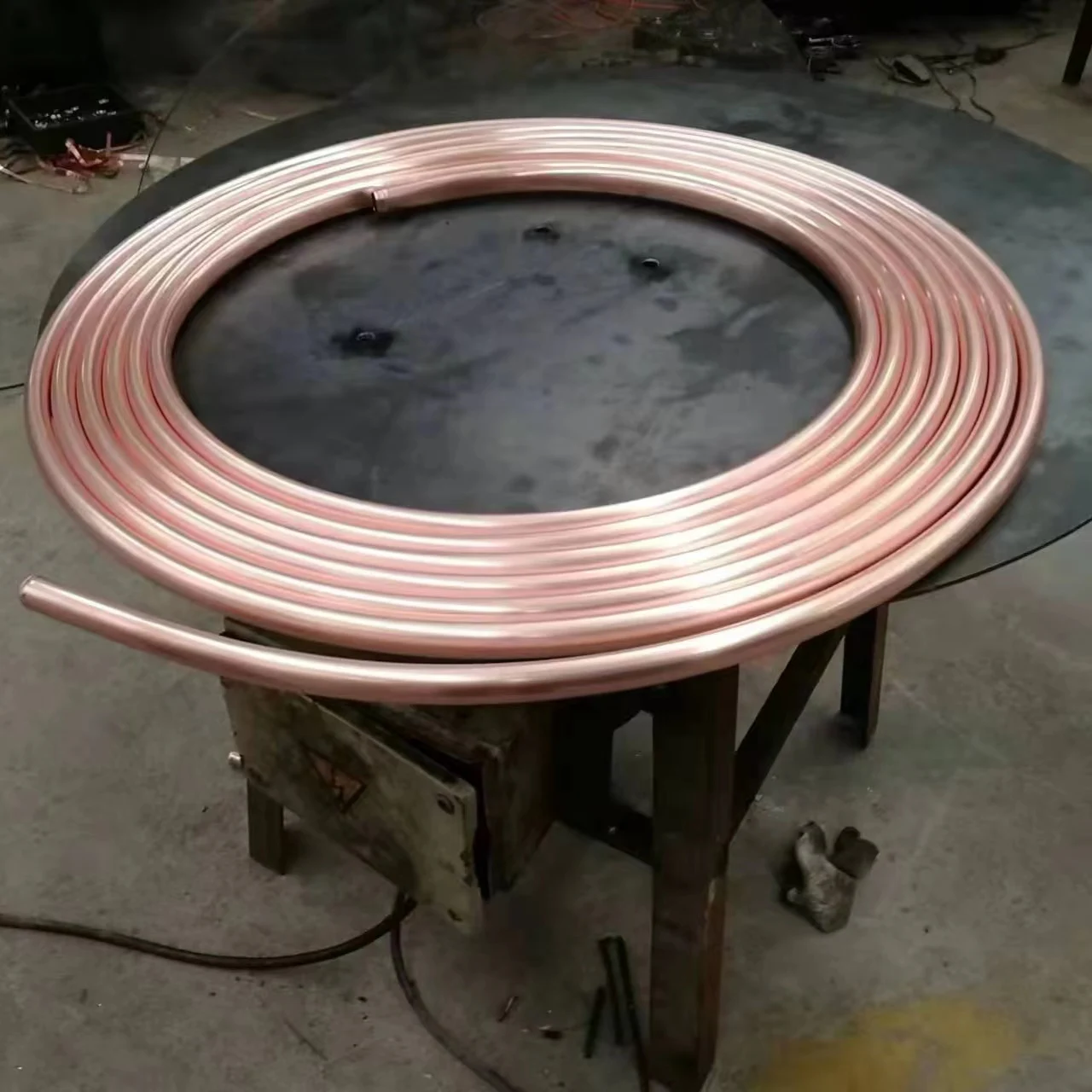 ASTM B280 Seamless Pure Copper Pipe Coil In Roll Brass Tube C12200/C11000  Copper Coils Copper Pipe