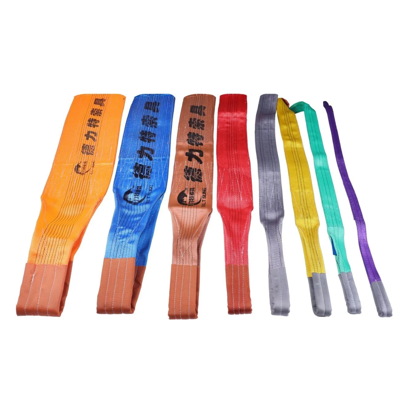 High Durability Duplex Nylon Flat Woven Chinese Webbing Slings Webbing Polyester Lifting Sling CE GS Certificated OEM Length