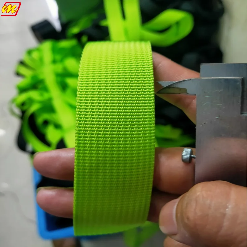 Strong Custom Color Black PP Belt Tape Polypropylene Webbing Strap For Outdoor Backpack Bag