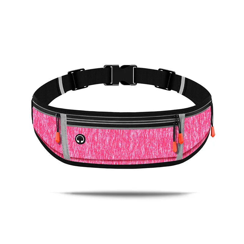 Ultra Thin Sports Voltage Solid Color Belt Waterproof Wearable Running Waist Pack Multi Functional Riding Yoga Waist Bag