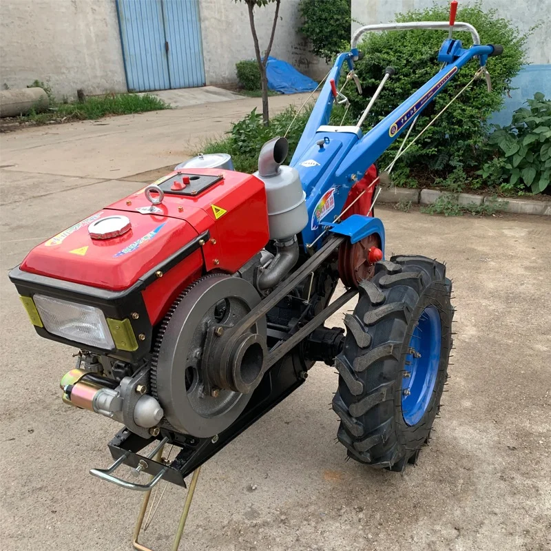 Прямая поставка от китайского производителя 12HP 10HP подходит для рисовых полей/горы/луга и горы 2-ух колесный трактор с выносным