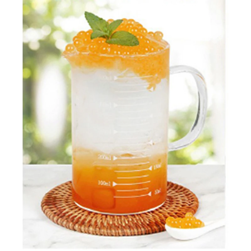 2024 HALAL Healthy Mango Flavor Popping Boba Juice Boba Bursting Boba For Bubble Tea Drinks