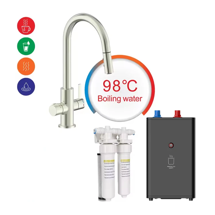 Iwater Under Counter Hexagon Mechanical 2.4L Cheap Water Dispenser Instant Hot Water Dispenser