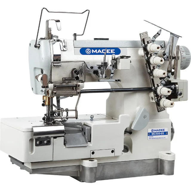 MC 500-05 High speed interlock sewing machine with loosening and tightening laces