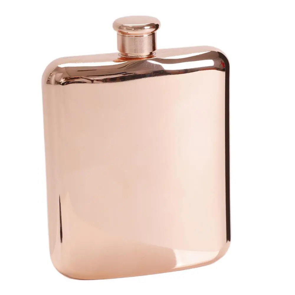 
Camera Shape 7oz Stainless Steel 304 Hip Flask Rose Gold Color Wholesale Wine Bottle Mini Hip Flask 