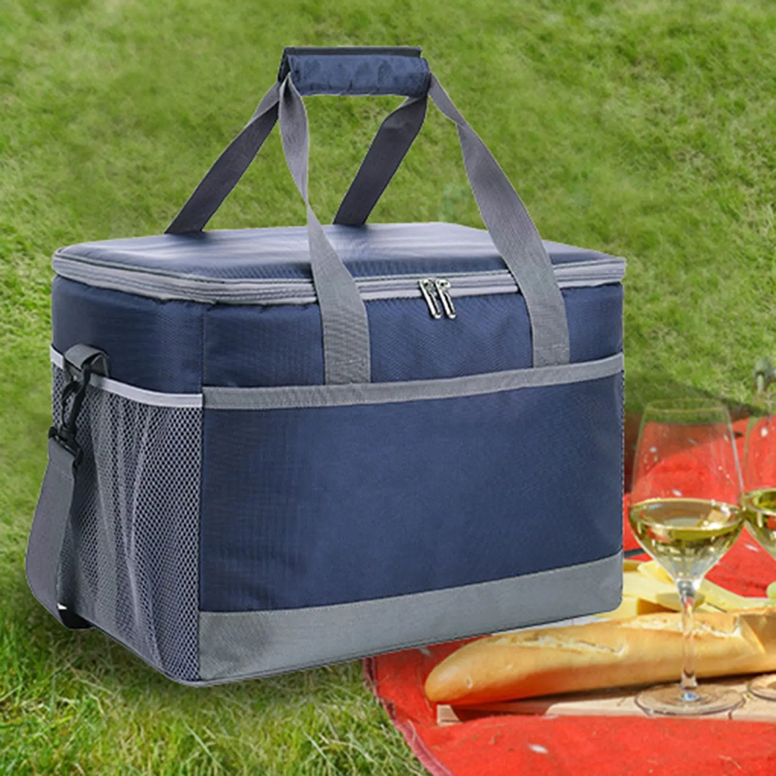 FREE SAMPLE Reusable Insulated Cooler Lunch Bag 33L Waterproof Warm & Cool Buffet Server Warming Tray Pizza Box