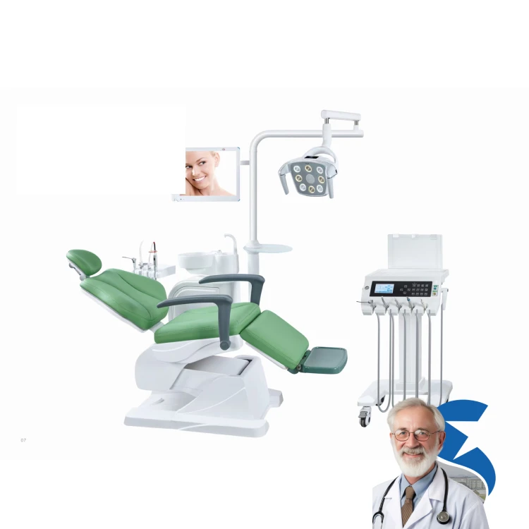 Factory Sale Luxury Integral Dental Chair With Reflect Lamp