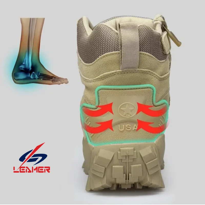 Suede cowhide A-2033 anti-skid safety shoes comfortable, breathable, oil resistant, wear resistant labor protection shoes