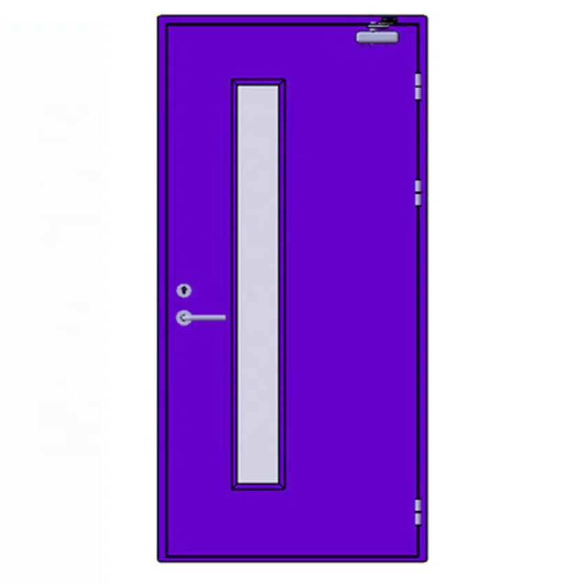 High quality Hollow metal fire proof steel door 180 minutes fire-proof internal fire rated metal door