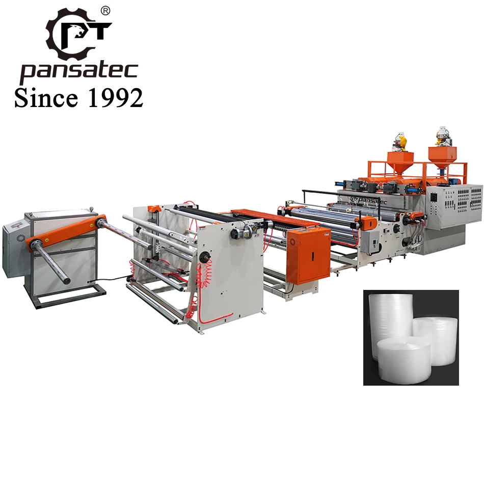 Polyethylene sheet making machine 2 3 4 5 7 layers air bubble film wrap sheet packaging roll extruder manufacturing machine