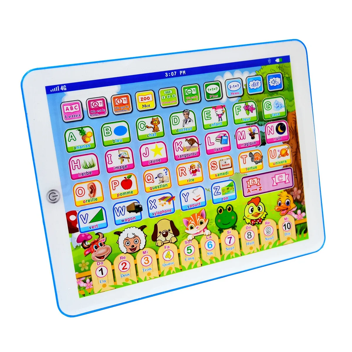 Детский Интеллектуальный планшет обучающий аппарат игрушка раннее обучение французское I-pad ноутбук устройство для чтения с музыкой