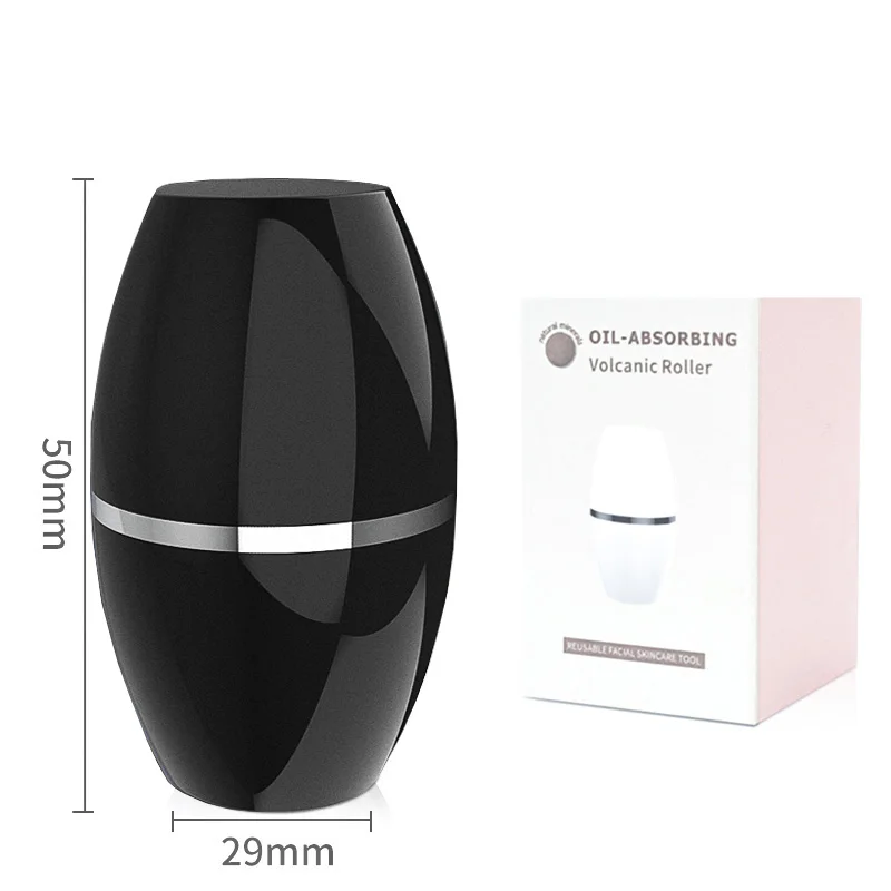 Facial Skincare Tool Facial Oil Absorbing Volcanic Roller Washable Portable Face Oil Control Volcanic Oil Absorbing Roller