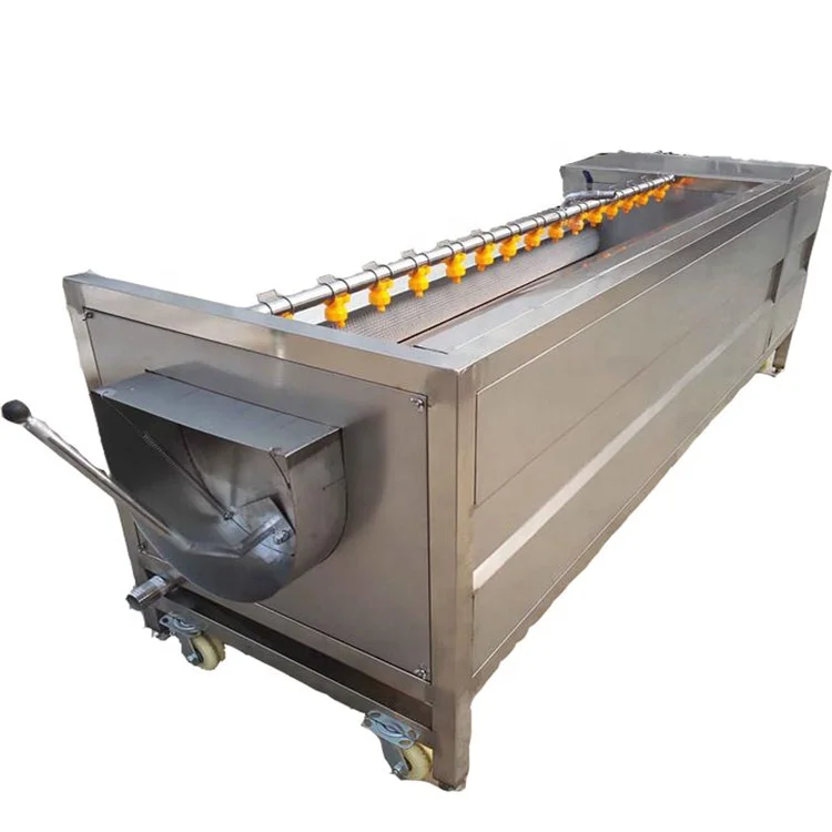 Industrial small Carrot ginger peeling machine sweet potato washing and peeling machine Brush cleaning peeling machine price