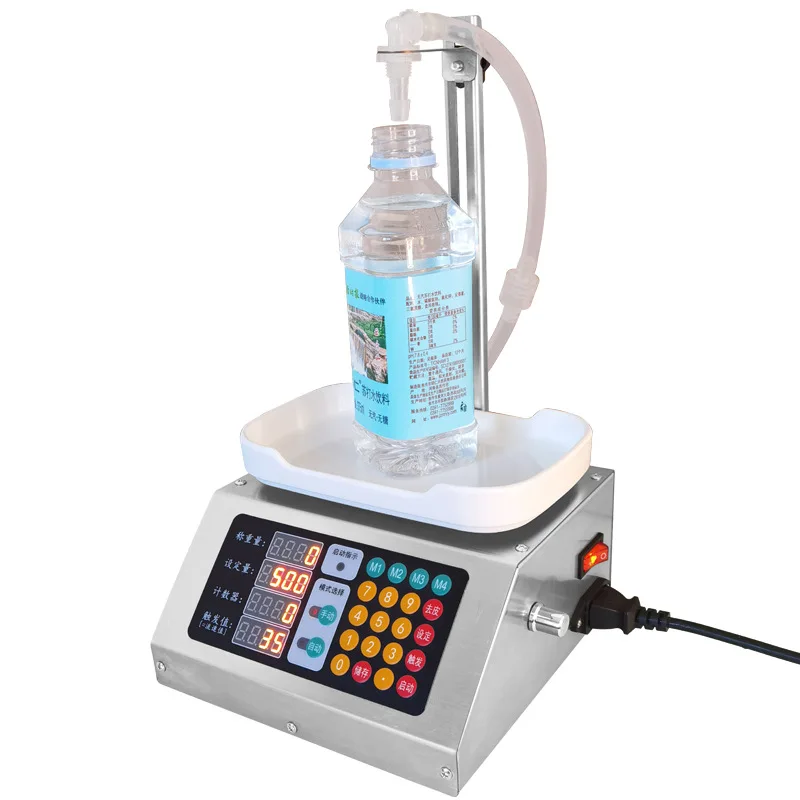 0-3000 ml Small Automatic Liquid Filling Machine 220V Perfume Weighing Filling Machine Oral Liquid Solution Filler