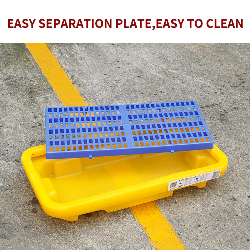 HDPE Spill Pallet recycled Poly Drum Spill Pallet product for chemical
