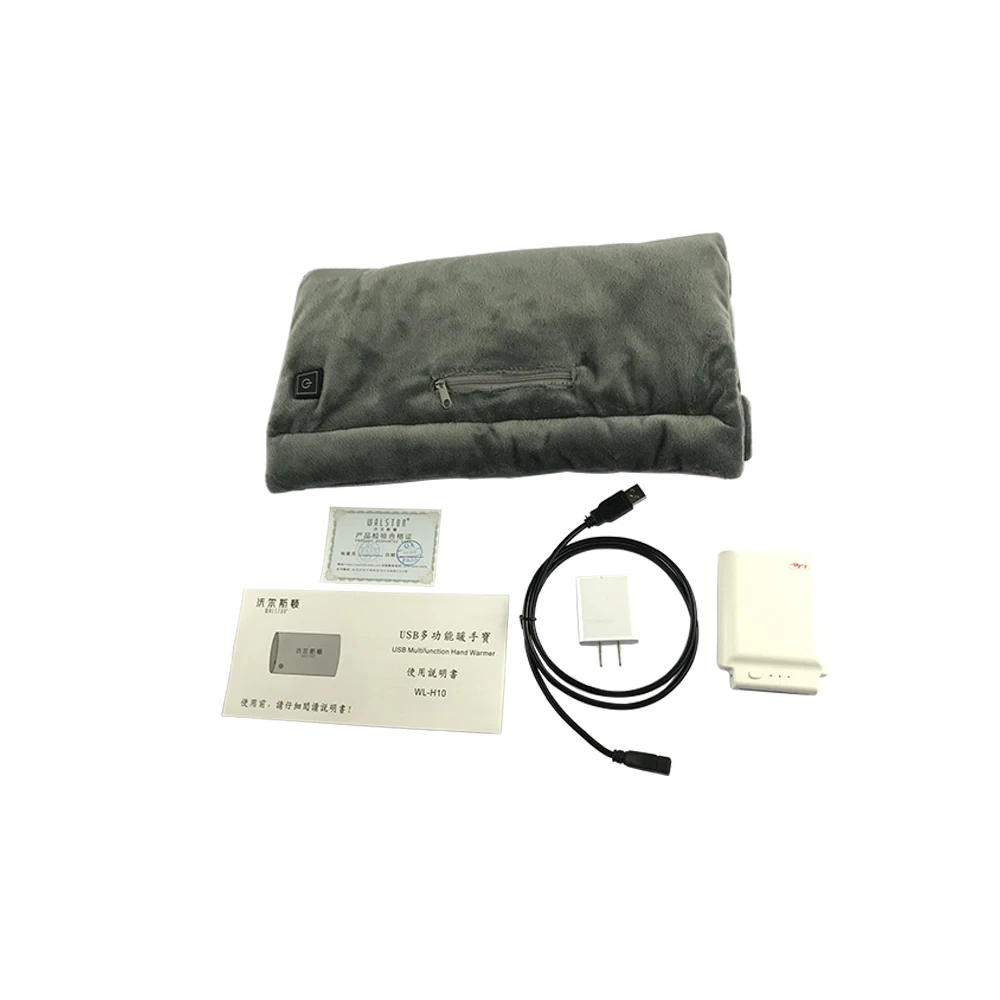 Уютный перезаряжаемый подогреватель для рук с usb 2022/2000/5000/8000/9000 мА · ч мини-пауэрбанком и хлопковым подогревом 10000