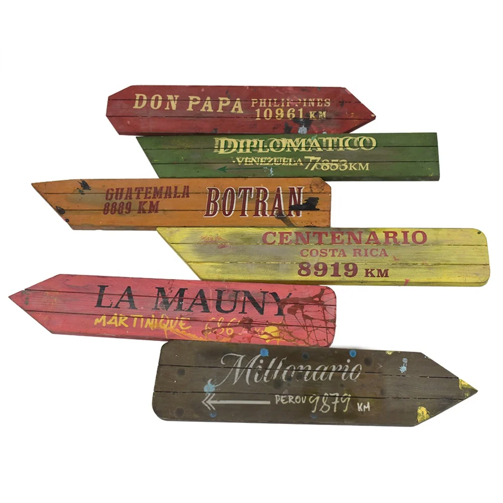 Custom Personalize Arrow Street Sign Rustic Bar Cafe Restaurant Shop Home Decor Gift Signs