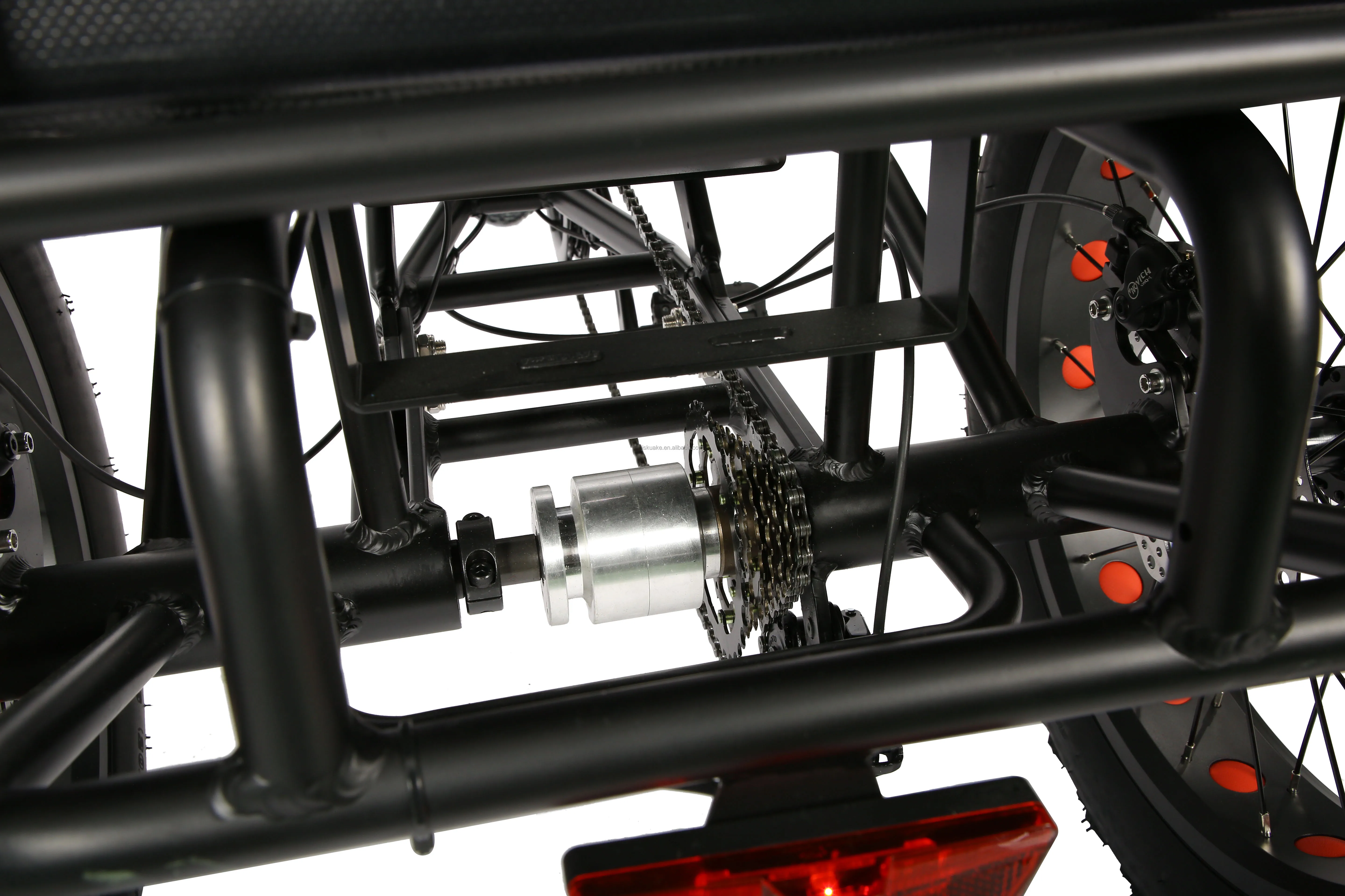 factory low price folding etrike long range family city ebike cargo bike full suspension mini ebike 3 wheels with rear basket