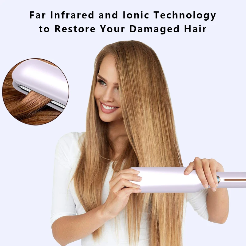 Professional Plancha de pelo Tourmaline Infrared Hair Straightener Flat Irons Ionic Ceramic custom hair straightener