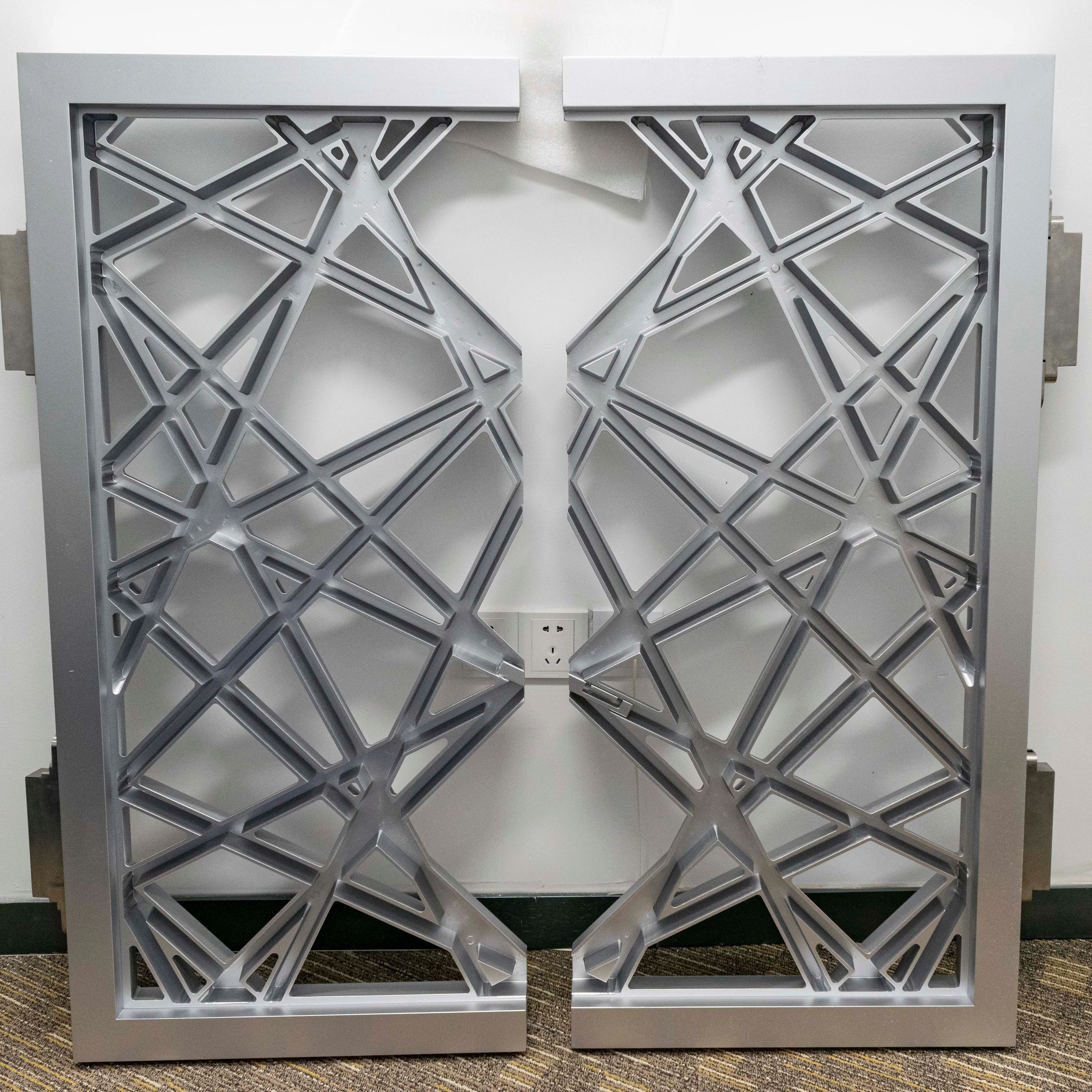 Изготовленные на заказ декоративные внутренние стальные лазерные резки порошковое покрытие для стен металлические художественные облицовочные панели