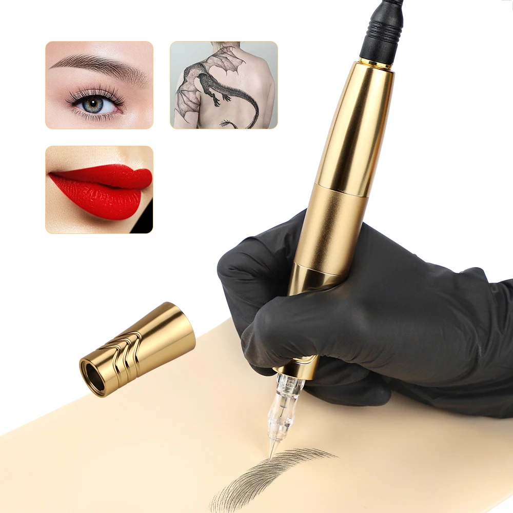 Custom Logo Professional Permanent Makeup Tattoo Rotary Pen for Tattoo Artists and Tattoo Beginners