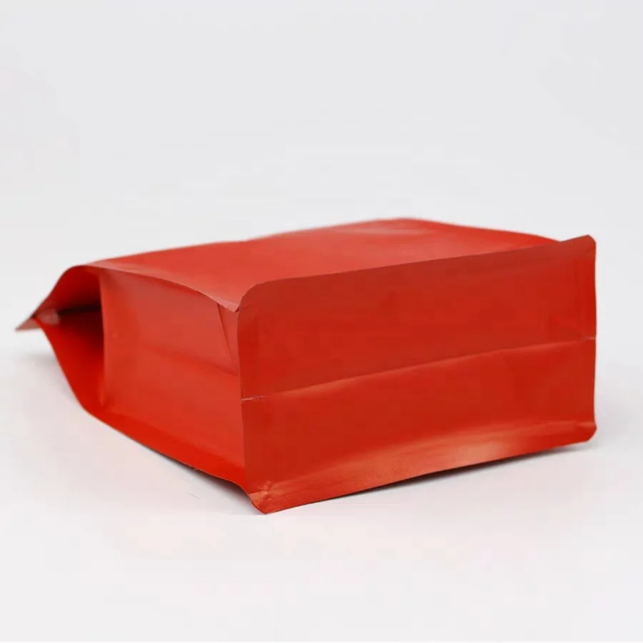 8oz 12oz Doy Pack Aluminum Foil Zip Lock Coffee Bag With Degassing Valve