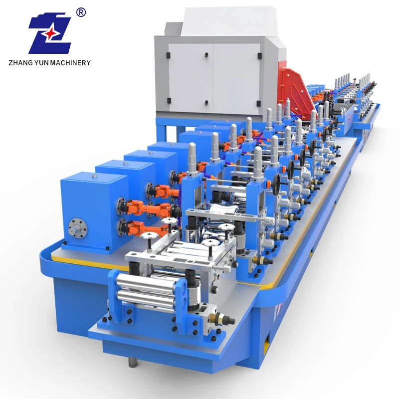 Ss Decorative Tubes High Frequency Welded Tube Mill Pipe Making Machine