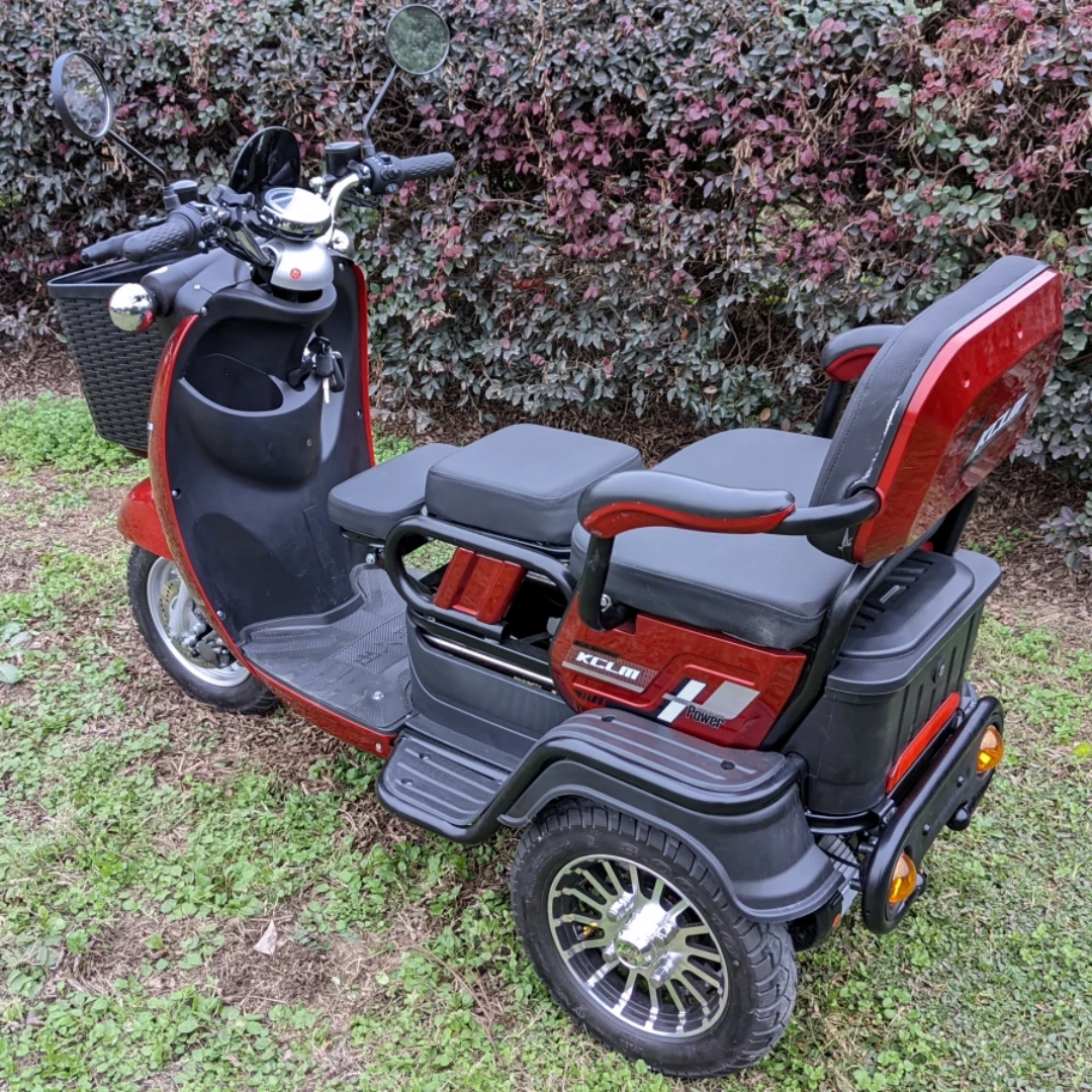 GaeaCycle 3 Wheel Seat Adjustable Handicapped Electric Mobility Scooter for Disabled and Adults
