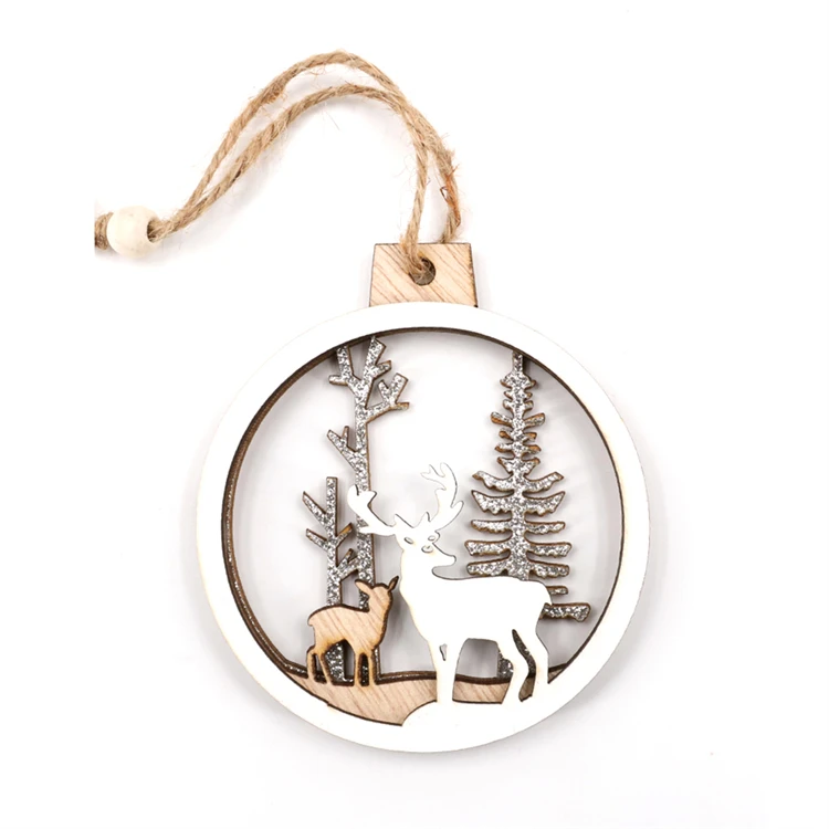 2022 China Factory Price Christmas Tree Wooden Christmas Decoration