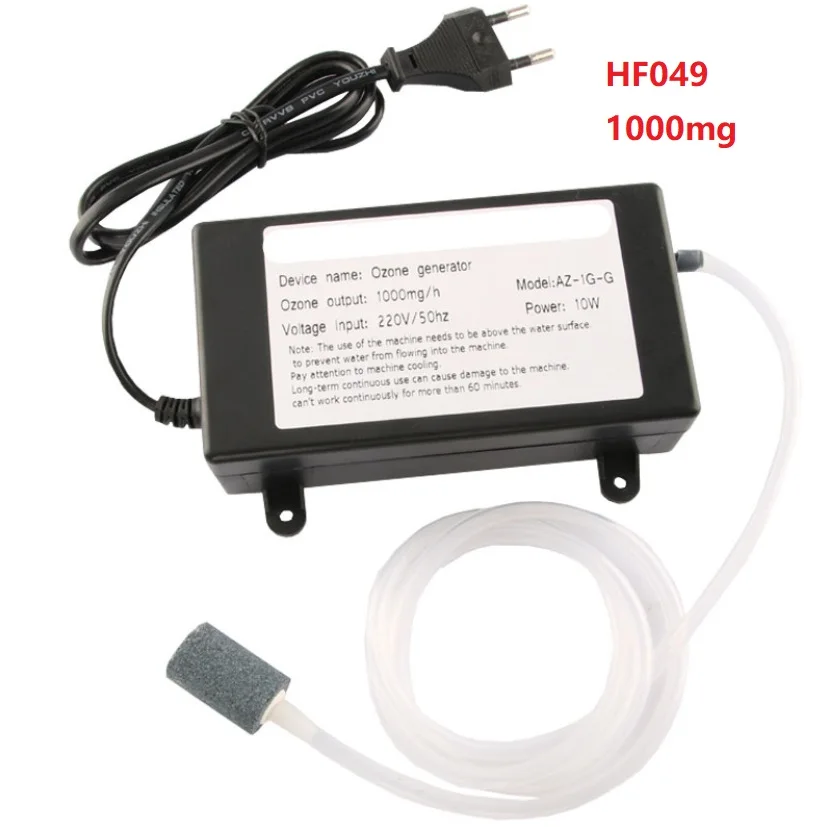 HF049 1000 мг озоновый генератор для воды Портативный 220 В/110 в бытовое