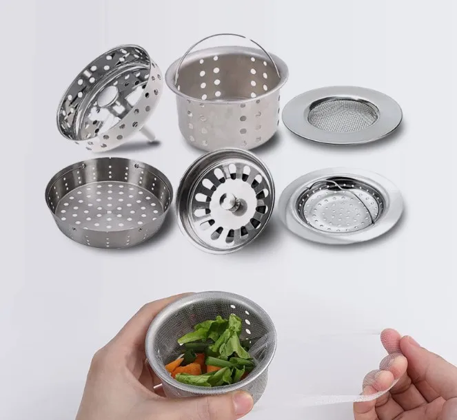 Plastic Eco Friendly Kitchen Sink Drain Disposable Filter Bag  Sink Garbage Leftovers Anti clogging PLA Leakage Hanging Net